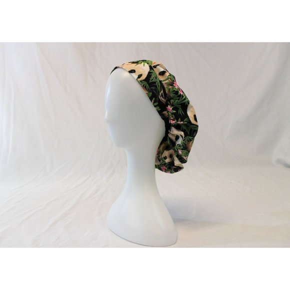 Panda Bouffant Surgical Dental Scrub Cap Chemo Hat - Picture 3 of 4